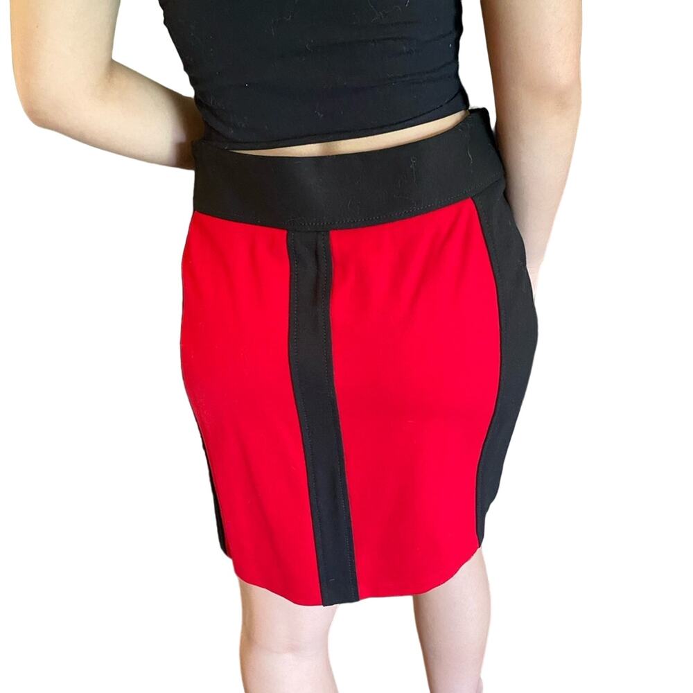 Nwot Cache Color Block Skirt Size 12 - image 4